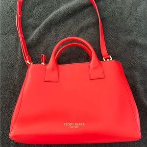 DESIGNER.                                   Teddy Blake Red Shoulder Bag